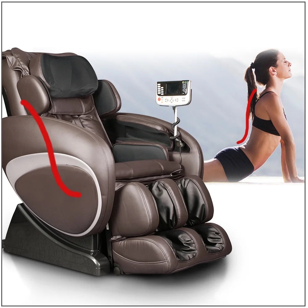 OS-4000 Massage Chair S-Track Full Body Massage Recliner Chair, Beige