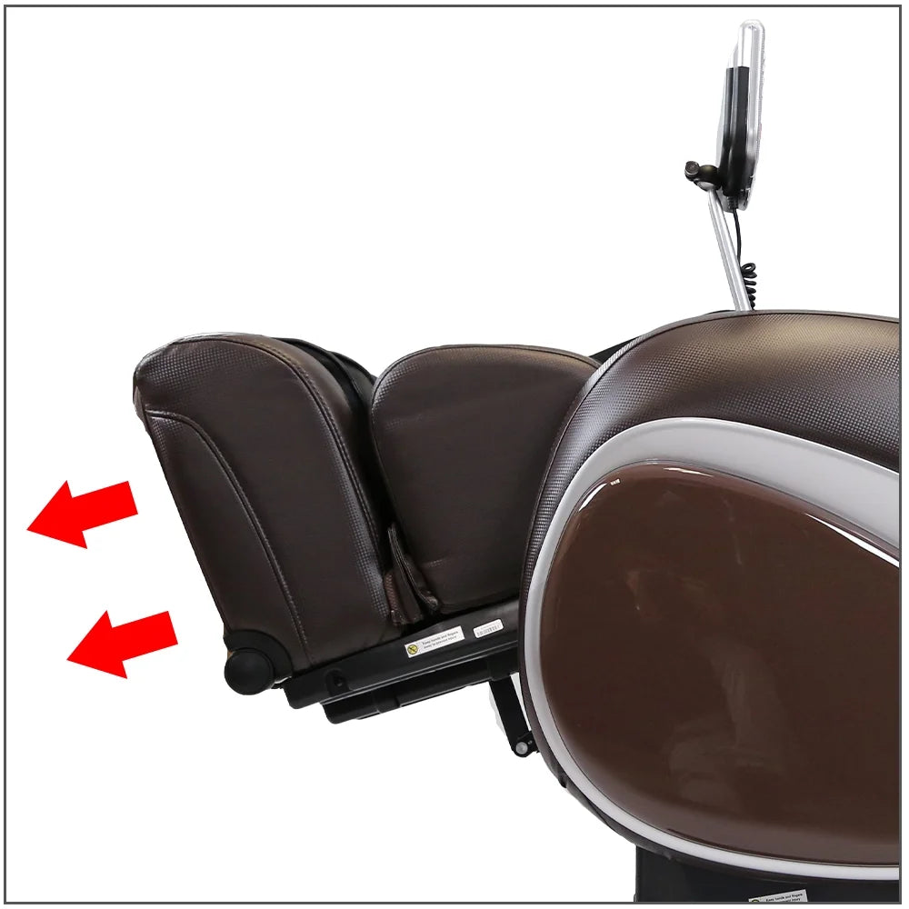 OS-4000 Massage Chair S-Track Full Body Massage Recliner Chair, Beige