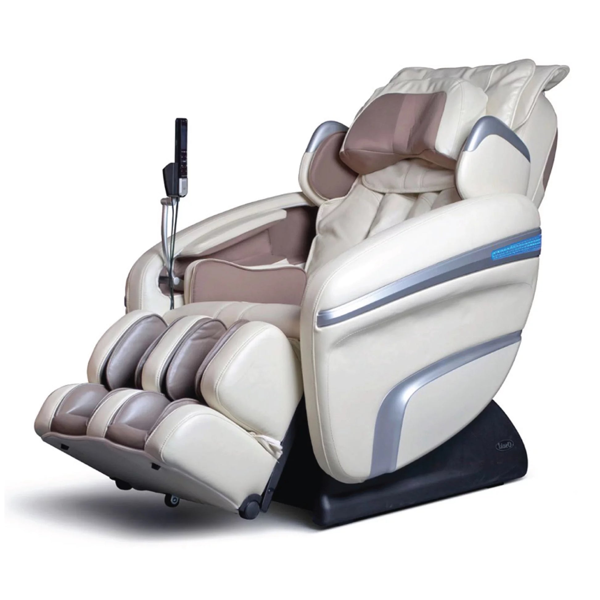 OS-7200H Executive Zero Gravity Heated Massage Chair - S-Track Design in Elegant White