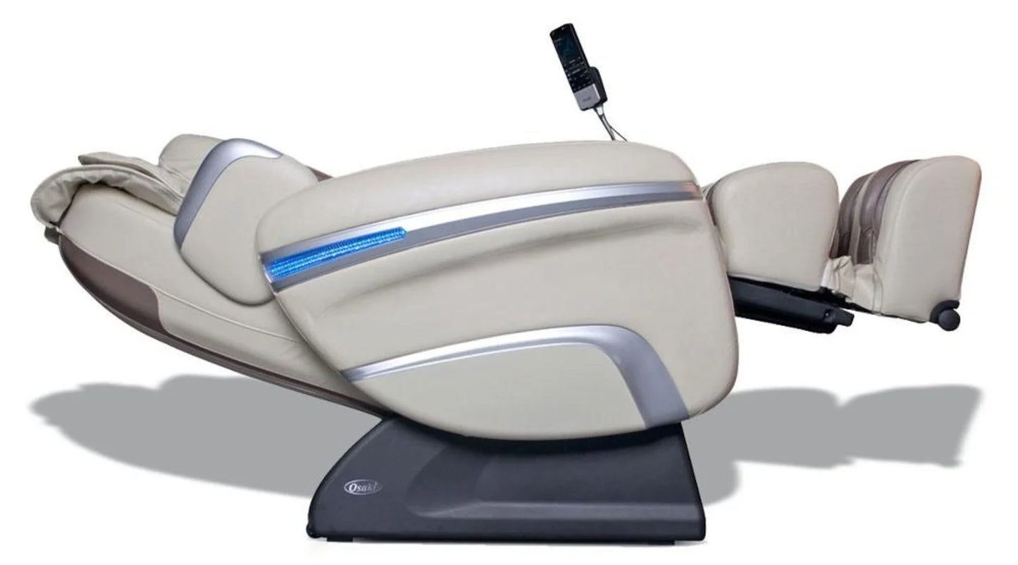 OS-7200H Executive Zero Gravity Heated Massage Chair - S-Track Design in Elegant White