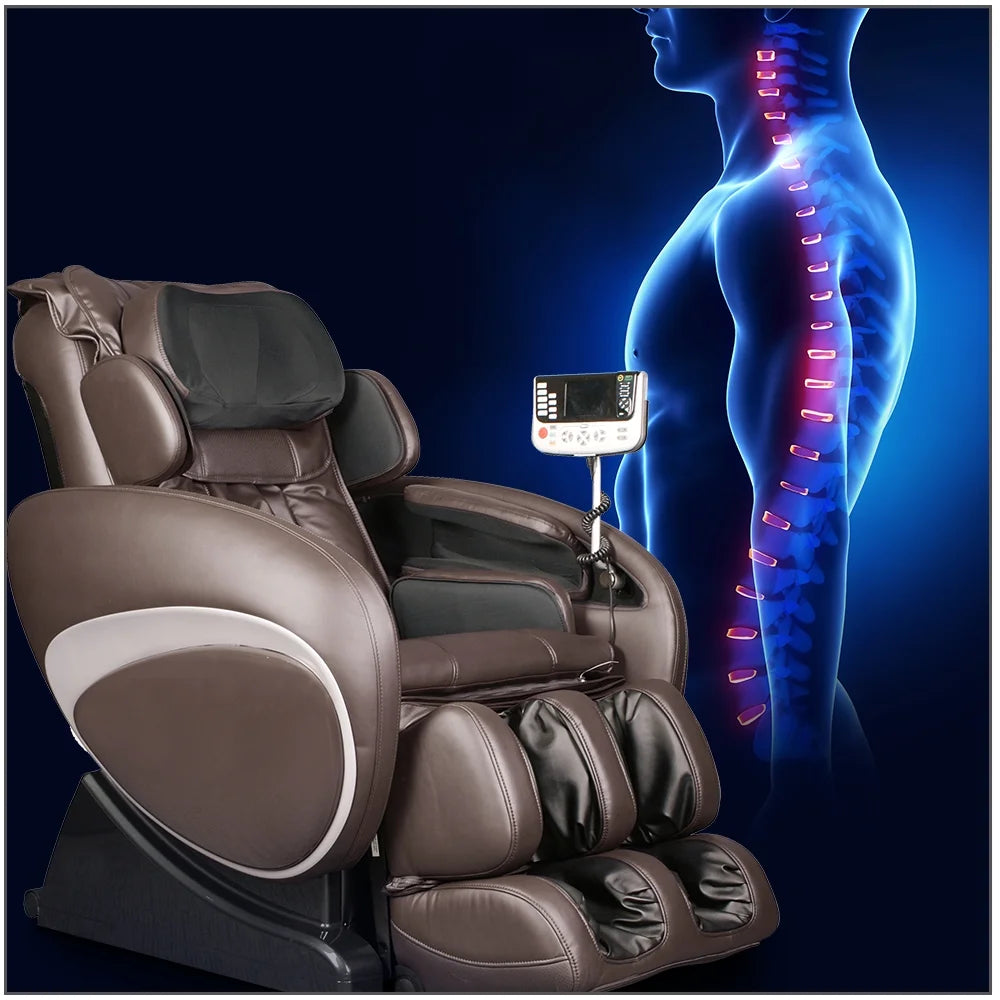 OS-4000 Massage Chair S-Track Full Body Massage Recliner Chair, Beige